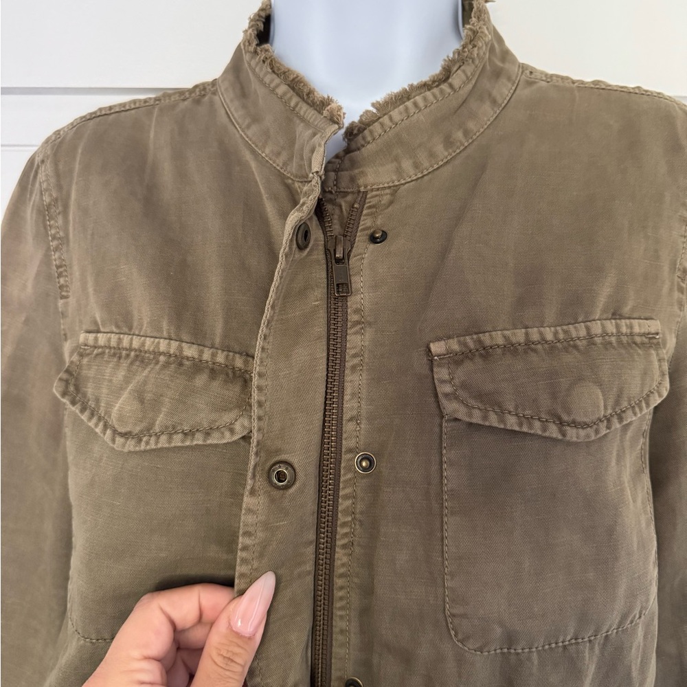 Loft Olive Green Utility Jacket, Women’s S - Picture 3 of 9